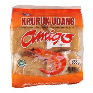 印尼进口虾片啊米戈大虾片虾片自己油炸餐厅网红大虾片阿米戈