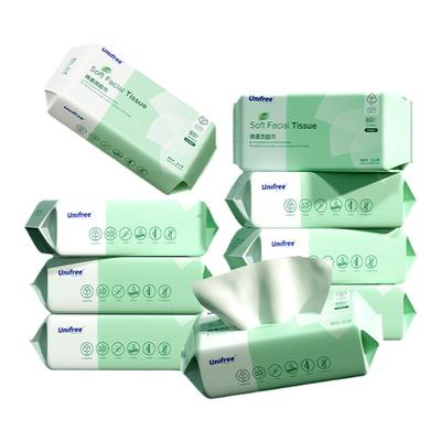 unifree洗脸巾家用洁面巾60抽/包