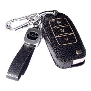 牛皮包后配折叠车钥匙套改装款B5海拉大众铁将军遥控包扣VVID子机