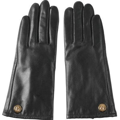 进口小山羊皮气质真皮手套女士骑车开车秋冬加绒保暖修手纯皮手套