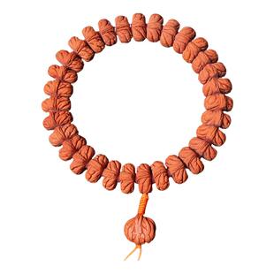 26mm矮桩飞碟秦岭龙纹桃核手串麒麟纹帝王龙手持爆肚刹车盘文玩男