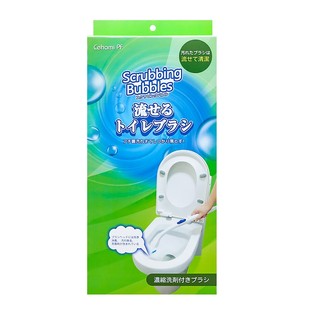 日本庄臣一次性马桶刷洁厕清洁刷可溶解替换头刷头马桶洗厕所刷子