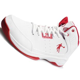 乔丹白色篮球鞋低帮冬款男皮面运动鞋正品学生比赛水泥地外场战靴