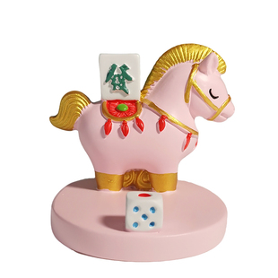 手机桌面支架马年新款招财小马支撑架办公室桌上追剧装饰品手机配件支架小摆件送女生平板支架生日礼物2026