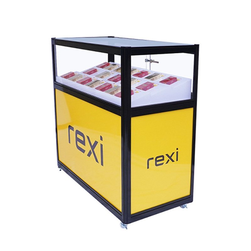 滚轮便携式玻璃亚克力折叠展示柜数码电子产品手机陈列玻璃展示柜,商业/办公家具,数码展柜,淘宝优惠券,粉丝福利购,淘宝优惠卷