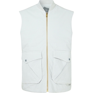 【折扣】OBJECTS IV LIFE男印花棉质混纺工装马甲背心