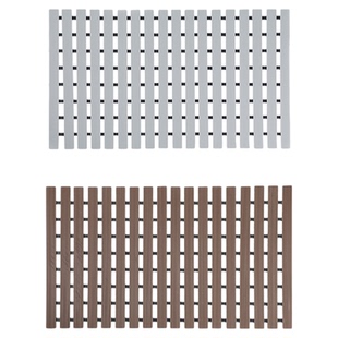 霜山PVC浴室地垫洗澡防积水镂空增高垫浴缸边踩脚垫淋浴房防滑垫