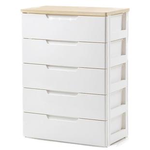 爱丽丝收纳柜储物柜儿童抽屉柜宝宝衣柜简约塑料柜子爱丽思五斗柜