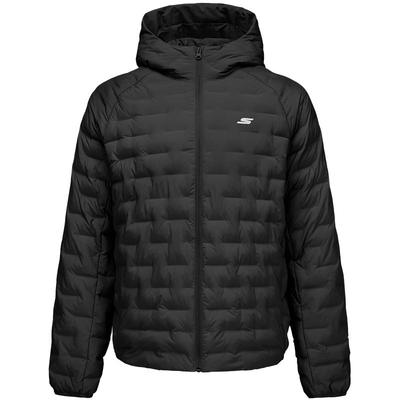 斯凯奇连帽外套秋男款保暖防泼水柔软舒适运动休闲风耐磨