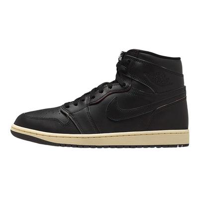 Nike耐克男鞋Air Jordan 1 AJ1刮刮乐黑色 高帮篮球鞋DZ5485-002