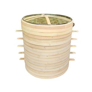 小蒸笼竹制商用52cm蒸笼馒头大笼屉包竹蒸笼竹制早餐蒸笼店蒸包子