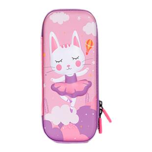 UEK女生一年级笔盒女童公主文具袋小学生女孩儿童多功能铅笔盒轻