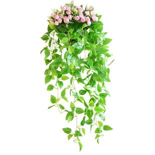 仿真绿萝挂墙花盆墙面装饰花壁挂装饰花篮墙壁装饰挂件创意墙挂饰