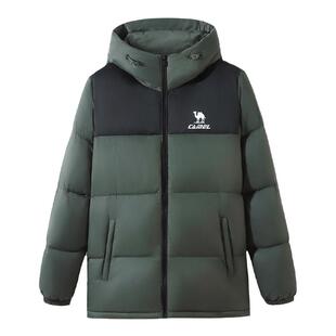 火炉骆驼羽绒服冬季鸭绒男女加厚保暖短款防泼水运动外套面包服