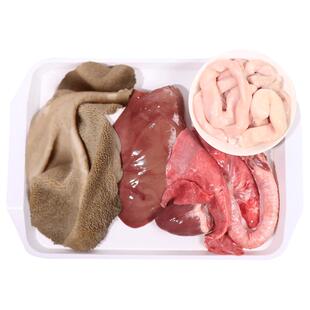 内蒙古草原羊下水新鲜5斤整只羊肚羊心肝肺羊肠下货全羊肉羊杂碎