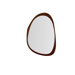 美式复古浴室镜智能镜子家用法式异形卫浴镜壁挂中古风桌面梳妆镜