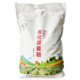 库伦荞麦面粉包邮内蒙古通辽饸饹面粗粮新加工膳食纤维