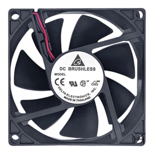 8厘米8010 8015 8020 8025三线四线12/24V机箱变频器静音散热风扇