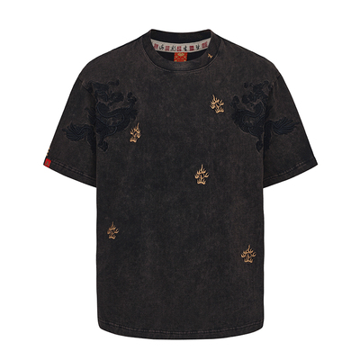 碧海潮生春夏新款龙王短袖中国风