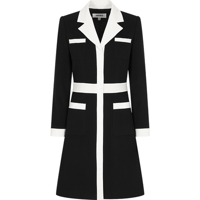 BORAAKSU西装领羊毛连衣裙