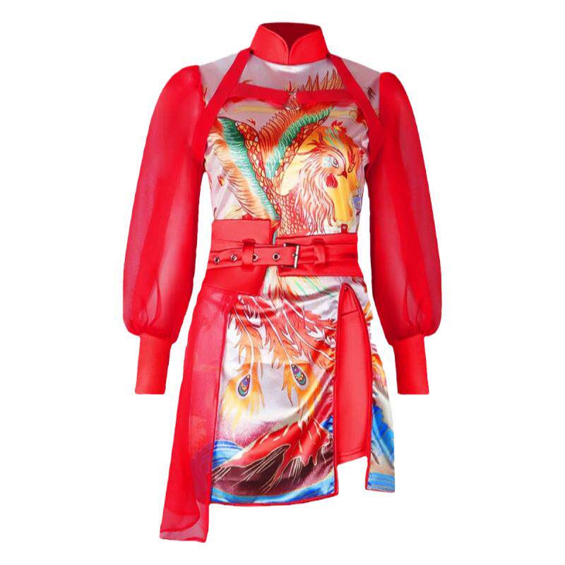 女团国潮中国风爵士舞演出服