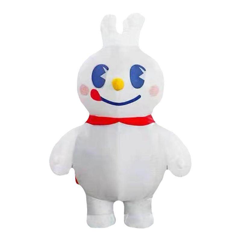 充气蜜雪冰城雪王气模吉祥物定制开业广告活动行走人偶卡通拱型门
