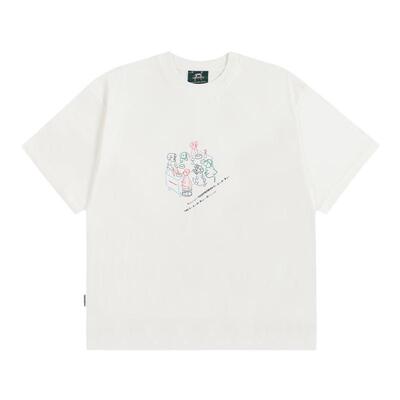 todaynowind宽松印花短袖T恤