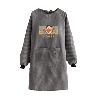 特别洋气好看的女式长袖围裙厨房家用2025新款大码加肥加大工作服