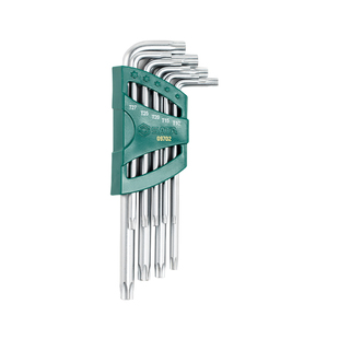 世达花形加长特长球头内六角扳手套装梅花中孔六角螺丝刀花型工具