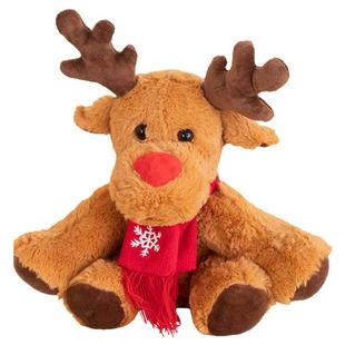 可爱麋鹿公仔毛绒玩具驯鹿玩偶布娃娃平安夜圣诞节礼物送女生
