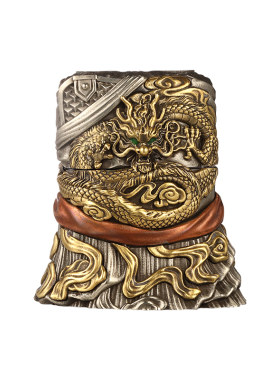 zippo打火机可拆手办重甲武财神