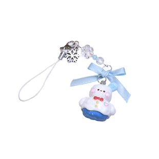 恋与深空黎深同人周边手机小挂件微笑雪人谷子书包挂饰礼物挂绳