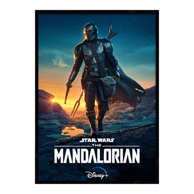 电影咖啡厅曼达洛人海报装饰画