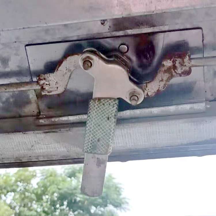 车厢锁连杆锁插杆锁箱货侧门水果车舞台侧翻门展示厢把手锁，外锁