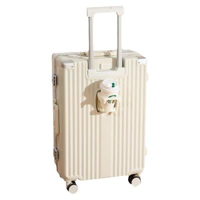 多功能可充电铝框拉杆行李箱