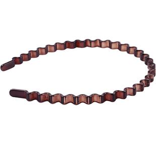 高级波浪形发箍洗澡洗脸面膜男女压发头箍细宽AS塑料耐用百搭发卡