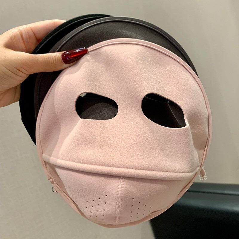 保暖口罩冬天防风防寒女高颜值秋冬季脸基尼防紫外线全脸防晒面罩