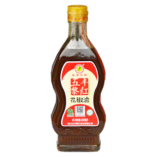 四川五丰黎红花椒油400ml2瓶特麻汉源麻油过桥米线麻椒油家用