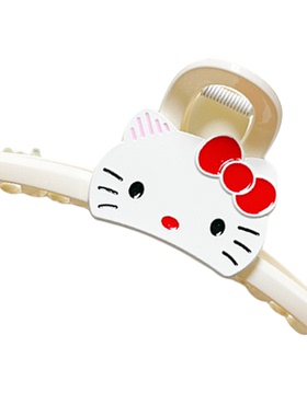 可爱甜美Kitty猫鲨鱼夹百搭