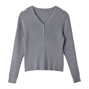 大码打底衫女2025新款V领修身内搭针织衫毛衣低领上衣胖mm春秋冬