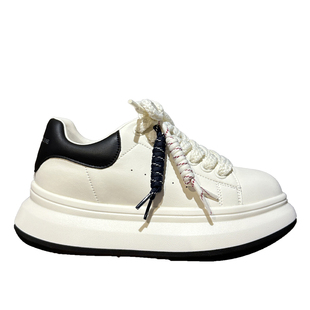 小个子新品推荐~品质尖货真皮内增高厚底小白鞋女鞋子板鞋休闲鞋