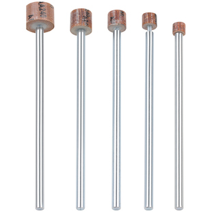 6*135mm加长杆活柄百叶小磨头8-10-12-15-20mm深孔内壁抛光纱布头