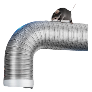 纯铝加厚抽油烟机排烟管硬管排风管家用配件油烟管排气管软管通用