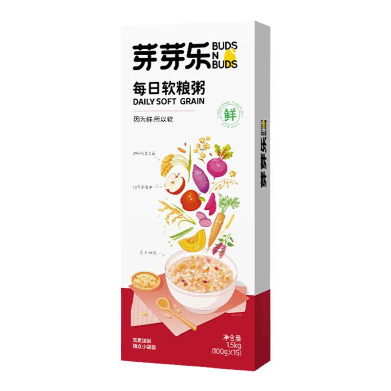 芽芽樂每日軟糧粥米五谷雜糧粗米營養(yǎng)早餐兒童送嬰兒寶寶輔食譜