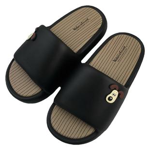 细细条 趣味正版掌门狗情侣拖鞋夏季时尚室内外男女士拼色凉拖鞋