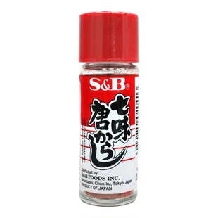 SB 七味粉香港进口瓶装厨房家用烹饪15g日本酱料调味料提鲜增味版