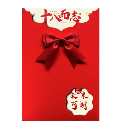 十八岁成人礼信封信纸加厚信封