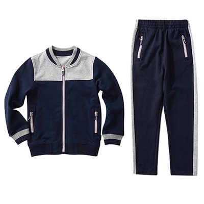 伊顿纪德校服棒球服外套藏青裤子