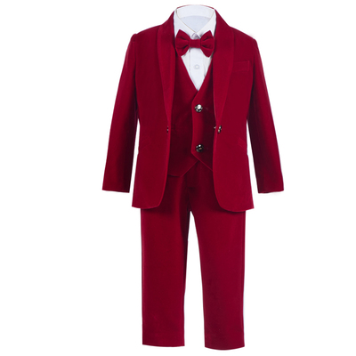 扣诺西装男丝绒绅士高端定制