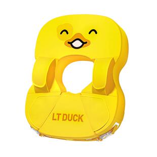 LTduck小黄鸭婴儿游泳圈免充气防侧翻小月龄新生儿童腋下圈救生圈